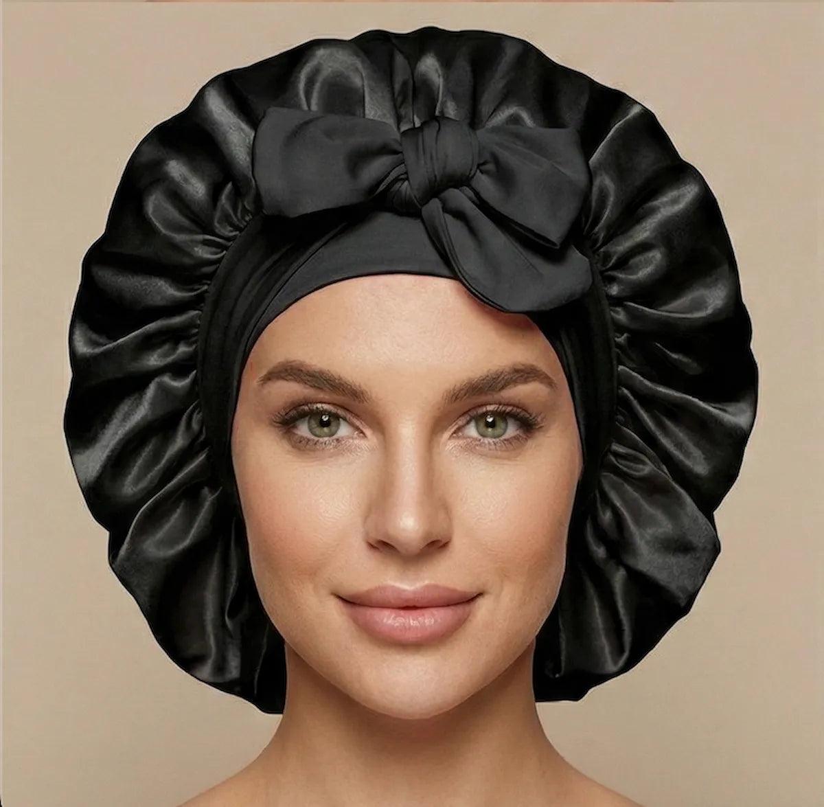 Bonnet de Nuit en Soie Anti-Frisottis & Brillance Absolue