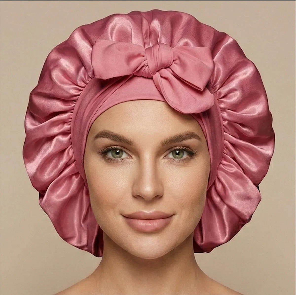 Bonnet de Nuit en Soie Anti-Frisottis & Brillance Absolue